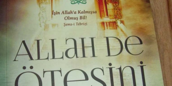 Allah de ötesini bırak başlıklı kitabın kapağı
