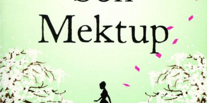Yeşil zeminli Sevgilimden Son Mektup romanının kitap kapağı