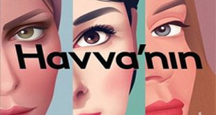 "Havva'nın Üç Kızı" adlı kitabın üç kadın yüzlü kapak tasarımı