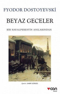 Fyodor Dostoyevski'nin Beyaz Geceler adlı kitabının kapağı